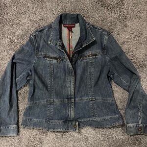 Jones-wear Women's Blue and Navy Jacket